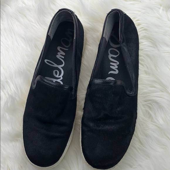 Sam Edelman Shoes - Sam Edelman Becker black calf hair slip on shoes